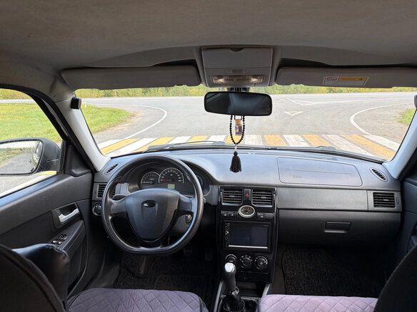 2012 Lada (ВАЗ) Priora I, пурпурный, 350000 рублей - вид 9
