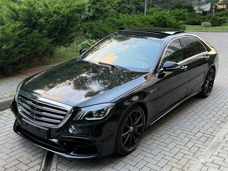2017 Mercedes-Benz S-Класс AMG 63 AMG Long III (W222, C217) Рестайлинг, чёрный, 9100000 рублей, вид 2