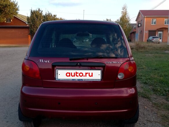 2007 Daewoo Matiz I Рестайлинг, красный, 250000 рублей - вид 4