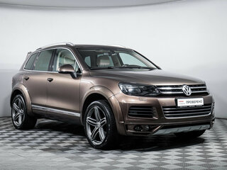 2012 Volkswagen Touareg II, коричневый, 1950000 рублей, вид 3