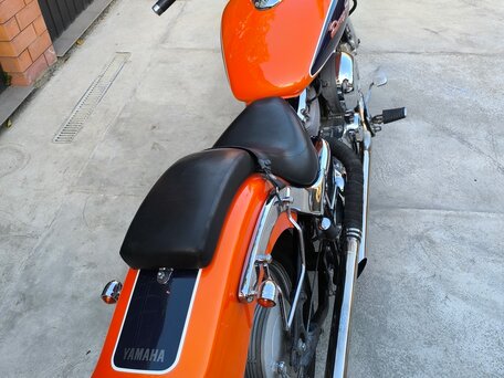 1996 Yamaha XVS400 Drag Star, оранжевый, 345000 рублей, вид 3