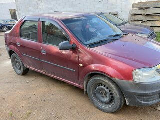 2011 Renault Logan I Рестайлинг, красный, 250000 рублей, вид 2