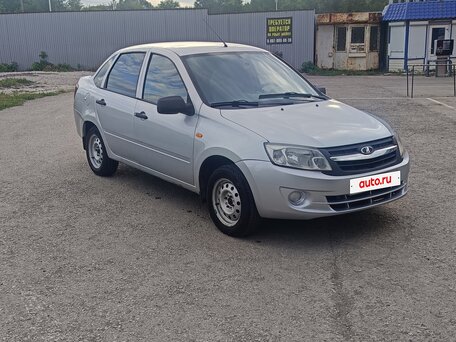 2012 Lada (ВАЗ) Granta I, серебристый, 295000 рублей, вид 3