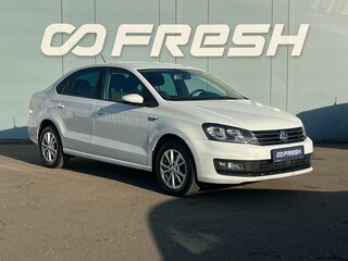 2018 Volkswagen Polo V Рестайлинг, белый, 1375000 рублей, вид 1