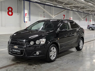 2013 Chevrolet Aveo II, чёрный, 730000 рублей, вид 1