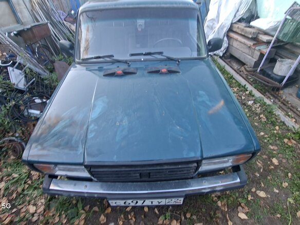 2006 Lada (ВАЗ) 2107, зелёный, 140000 рублей - вид 2