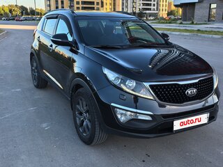 2014 Kia Sportage III Рестайлинг, чёрный, 1510000 рублей, вид 3