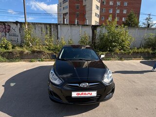 2014 Hyundai Solaris I, чёрный, 781000 рублей, вид 4