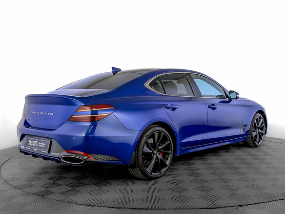 2022 Genesis G70 I Рестайлинг, синий, 4000000 рублей - вид 4