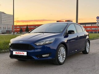 2018 Ford Focus III Рестайлинг, синий, 1190000 рублей, вид 1