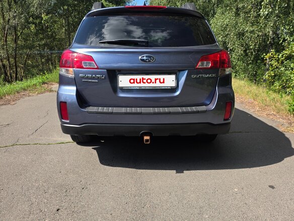 2012 Subaru Outback IV Рестайлинг, синий, 1087030 рублей - вид 4