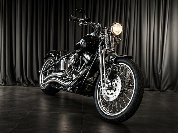 1999 Harley-Davidson Springer Softail, чёрный - вид 5