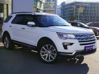 2018 Ford Explorer V Рестайлинг 2, белый, 2995000 рублей, вид 3