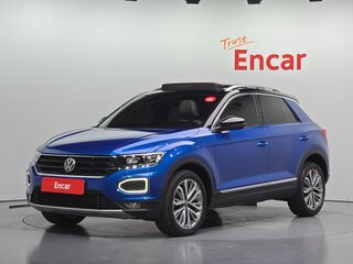 2021 Volkswagen T-Roc I, синий, 2140000 рублей, вид 1