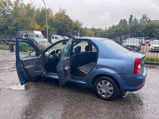 2013 Renault Logan I Рестайлинг, синий, 180000 рублей, вид 4