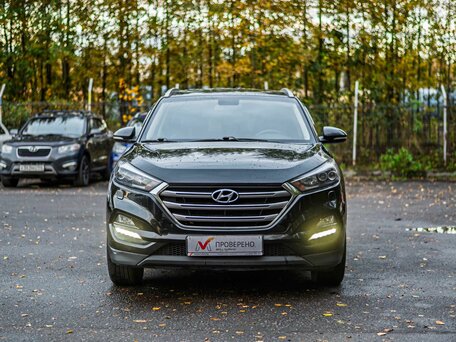 2017 Hyundai Tucson III, чёрный, 1830000 рублей, вид 3
