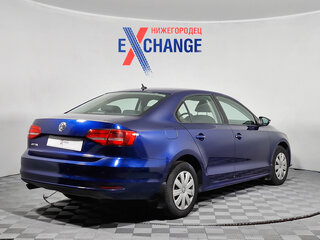 2015 Volkswagen Jetta VI Рестайлинг, синий, 855000 рублей, вид 4