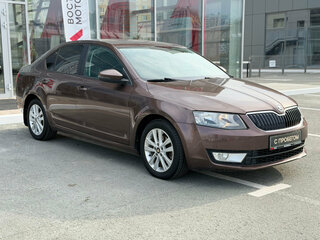 2013 Skoda Octavia III (A7), коричневый, 1135000 рублей, вид 2