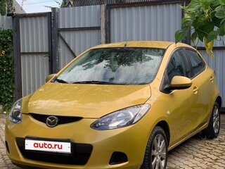 2008 Mazda 2 II (DE), жёлтый, 490000 рублей, вид 1