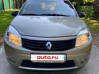 2012 Renault Sandero I, бежевый, 630000 рублей, вид 3