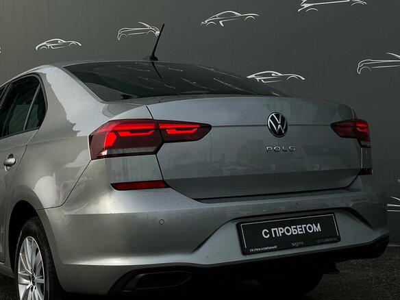 2021 Volkswagen Polo VI, серый - вид 24