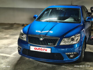 2012 Skoda Octavia RS II Рестайлинг, синий, 1350000 рублей, вид 2