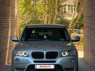2012 BMW X3 20i xDrive II (F25), серебристый, 1890000 рублей, вид 1
