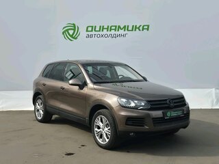 2012 Volkswagen Touareg II, коричневый, 1395000 рублей, вид 3