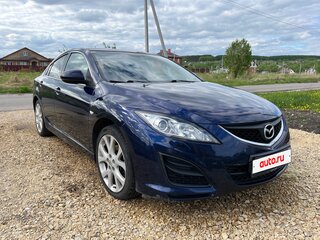 2010 Mazda 6 II (GH) Рестайлинг, синий, 650000 рублей, вид 5