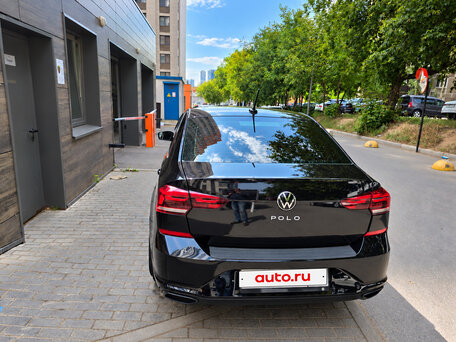 2020 Volkswagen Polo VI, чёрный, 1470000 рублей, вид 5