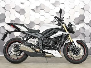 2016 Triumph Street Triple, белый, 549000 рублей, вид 3