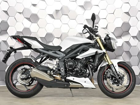 2016 Triumph Street Triple, белый, 549000 рублей, вид 3
