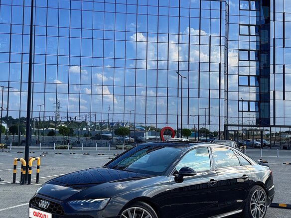 2019 Audi A4 45 TFSI V (B9) Рестайлинг, чёрный, 3650000 рублей - вид 1
