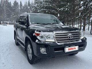 2014 Toyota Land Cruiser 200 Series Рестайлинг 1, чёрный, 3400000 рублей, вид 4