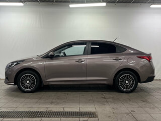 2020 Hyundai Solaris II Рестайлинг, коричневый, 1420000 рублей, вид 3