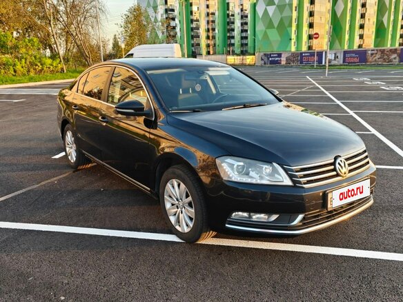 2012 Volkswagen Passat B7, чёрный, 860000 рублей - вид 2