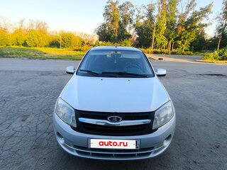 2013 Lada (ВАЗ) Granta I, серебристый, 380000 рублей, вид 2