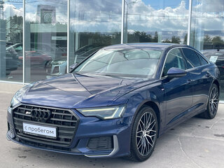 2019 Audi A6 45 TFSI V (C8), синий, 2590000 рублей, вид 1