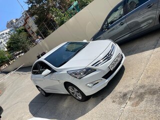 2015 Hyundai Solaris I Рестайлинг, белый, 890000 рублей, вид 5