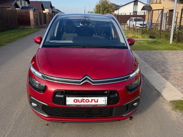 2018 Citroen C4 Picasso Grand II Рестайлинг, красный, 1490000 рублей - вид 1