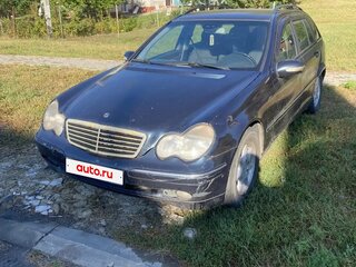 2003 Mercedes-Benz C-Класс 220 II (W203), синий, 375000 рублей, вид 1
