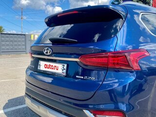 2019 Hyundai Santa Fe IV, синий, 2350000 рублей, вид 4
