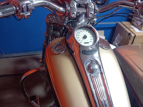 2003 Harley-Davidson CVO, золотистый, 1270000 рублей - вид 24