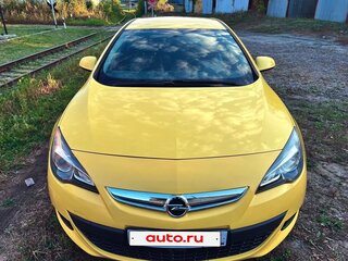 2013 Opel Astra GTC J Рестайлинг, жёлтый, 950000 рублей, вид 1