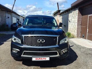 2016 Infiniti QX80 I Рестайлинг, чёрный, 2990000 рублей, вид 2
