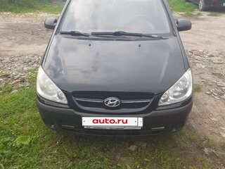 2007 Hyundai Getz I Рестайлинг, чёрный, 300000 рублей, вид 1