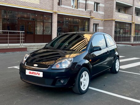 2007 Ford Fiesta Mk5, чёрный, 430000 рублей, вид 1