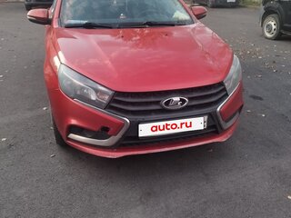 2017 Lada (ВАЗ) Vesta I, красный, 600000 рублей, вид 1