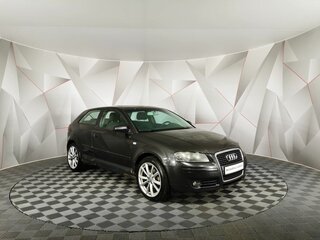 2008 Audi A3 II (8P) Рестайлинг 1, чёрный, 495000 рублей, вид 3