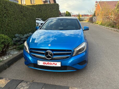 2014 Mercedes-Benz A-Класс 180 CDI III (W176), голубой, 1650000 рублей, вид 3
